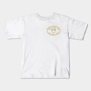 King Charles III Coronation May 6th 2023 Small Kids T-Shirt